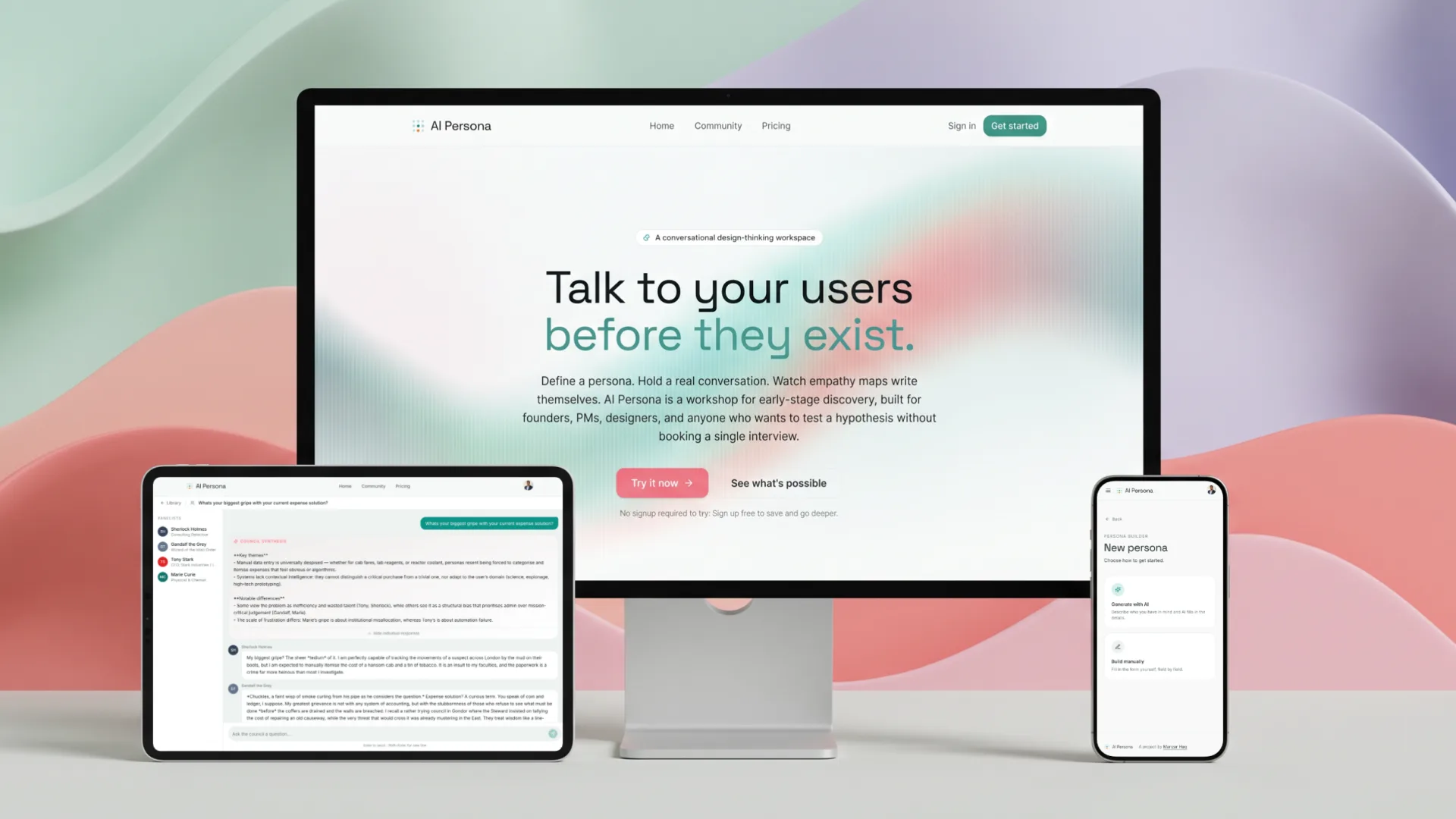 AI Persona - Interactive User Research & Discovery