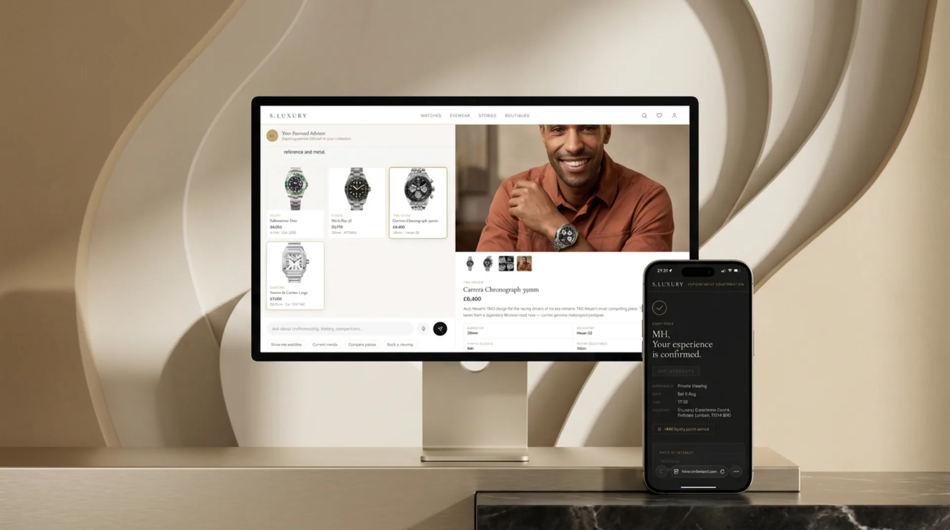 S.Luxury — AI Retail Experience